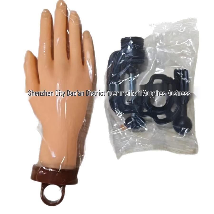 Cross-Border Nail Art Practice Hand with Desktop Stand Display Left Hand