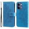 Portemonnaie-Hülle für vivo - Leder/PU, Blau
