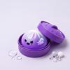 DOWMOO Halloween Purple Ghost Baozi Squeeze Toy - Soft Rebound Decompression Fun.