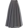 Gefalteter Midi-Rock für Damen - Hohe Taille, Ballett-Stil, A-Linie, Perfekt für den Herbst und Winter