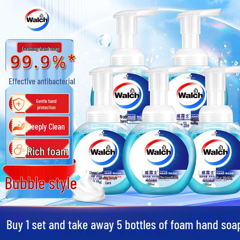 

Walch Healthy Care Foaming Hand Wash - 5 x 225ml