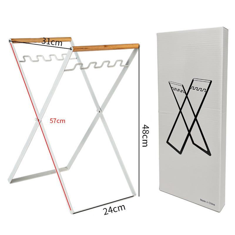 

Открытый Кемпинг Деревянная Ручка Кронштейн Домашняя Складная Кухня Стойка Для Хранения Мусора Портативный Пластиковый Мешок Для Мусора Полка белый