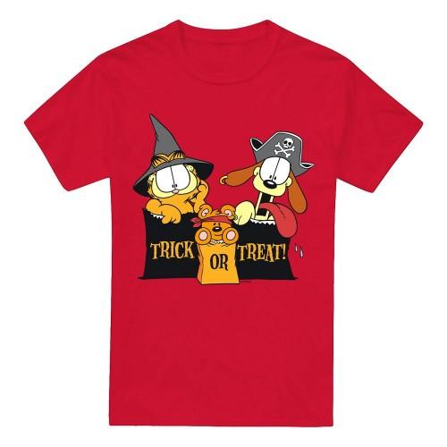 Garfield Mens Trick Or Treat T-Shirt