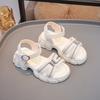 Cool Girl Sandals | Hook & Loop Open-Toe Casual Sport Sandals Fashionable Soft Kids Shoes Elegant Children's Shoes