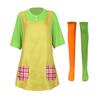 Costume Fille Costume de Fête Cool pour Femmes et Enfants Ensemble 3 Pièces Chemise à Manches Longues Costume Unique Mascarade Enfant pour Carnaval Mardi Gras Jeu de Rôle