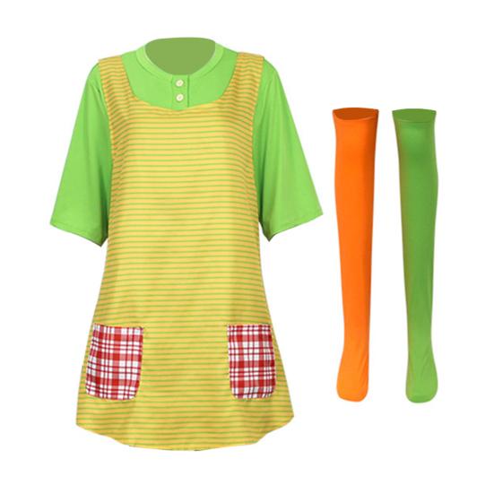 Costume Fille Costume de Fête Cool pour Femmes et Enfants Ensemble 3 Pièces Chemise à Manches Longues Costume Unique Mascarade Enfant pour Carnaval Mardi Gras Jeu de Rôle