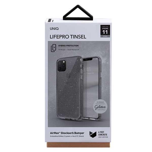 Etui do iPhone 11 Pro UNIQ LifePro Tinsel Czarne