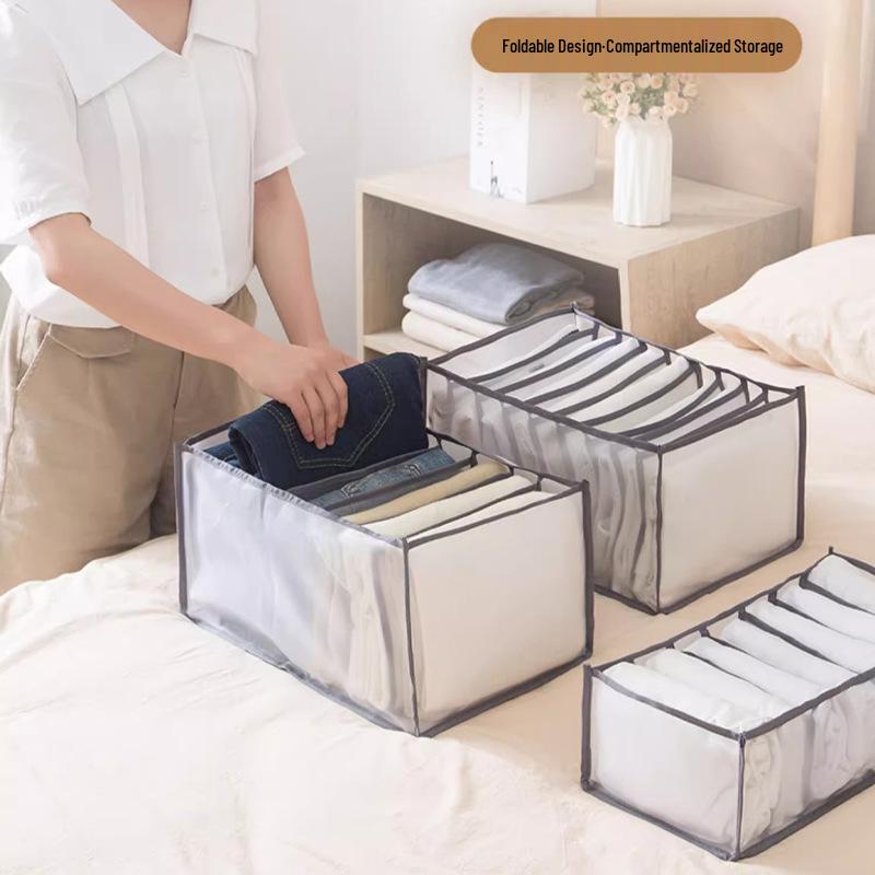 Drawer Organizer with Compartments for Socks, Underwear, and Lingerie Storage