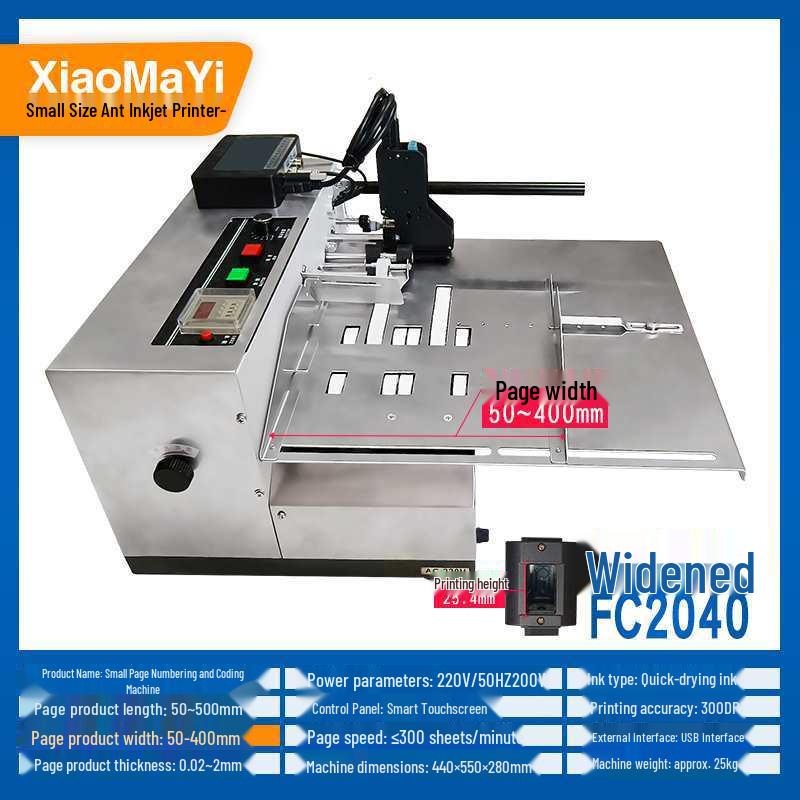 Compact Date & Label Sticker Coding Machine for Plastic Bags