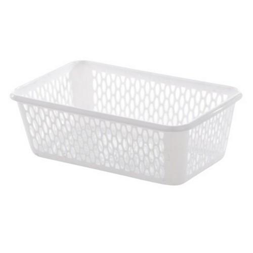 Leecroft 25cm Handy Basket White 25 X 16 X 8cm