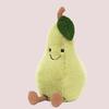 JELLYCAT Fun Food Series Fruit Funny Pear Soothing Doll Plush Doll Sitting 20cm high