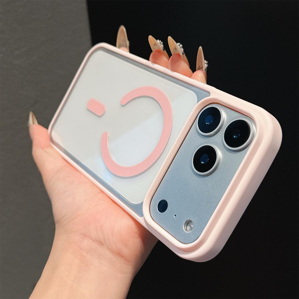 Luxury iPhone 17 Pro Max Magnetic Case for iPhone 17 16 15 14 13 Pro Max Cases Magsafe Candy Color Clear Shockproof Back Cover
