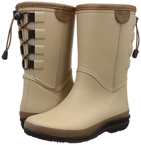 Achilles Montre FBW 1650 Women's Winter Snow Boots, Lightweight and Warm, Beige