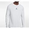 Air Jordan 23 Alpha Dri-Fit Back Printing Long Sleeves White Men's 926437-100
