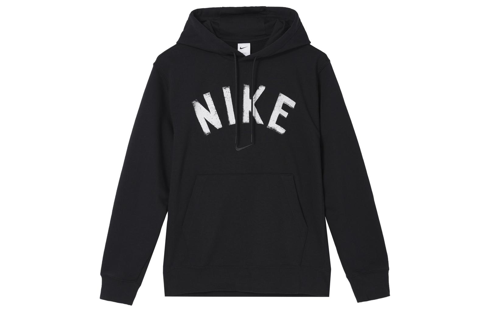 Nike American Retro Color Block Logo Printed Hoodie FV9920-010 L