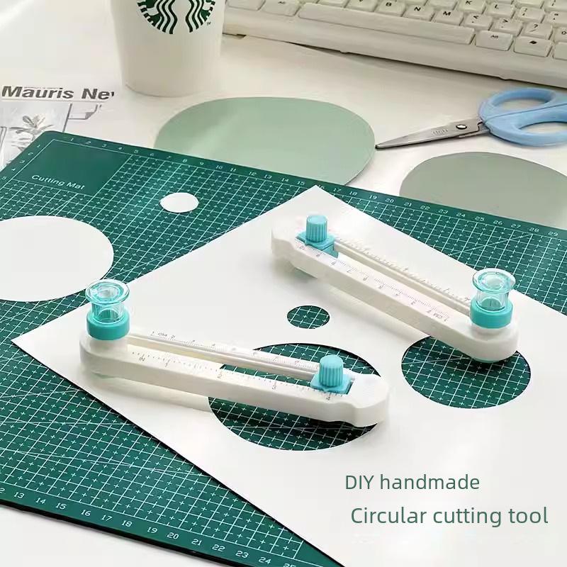 Circular Paper Cutter and Compass Knife for Handmade Crafts