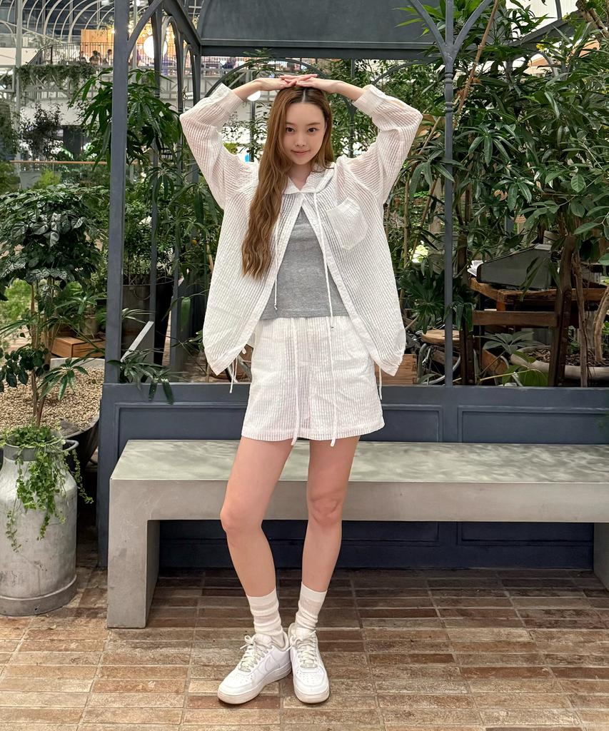 JUCYJUDY Seersucker Check Shorts J1Pt324B