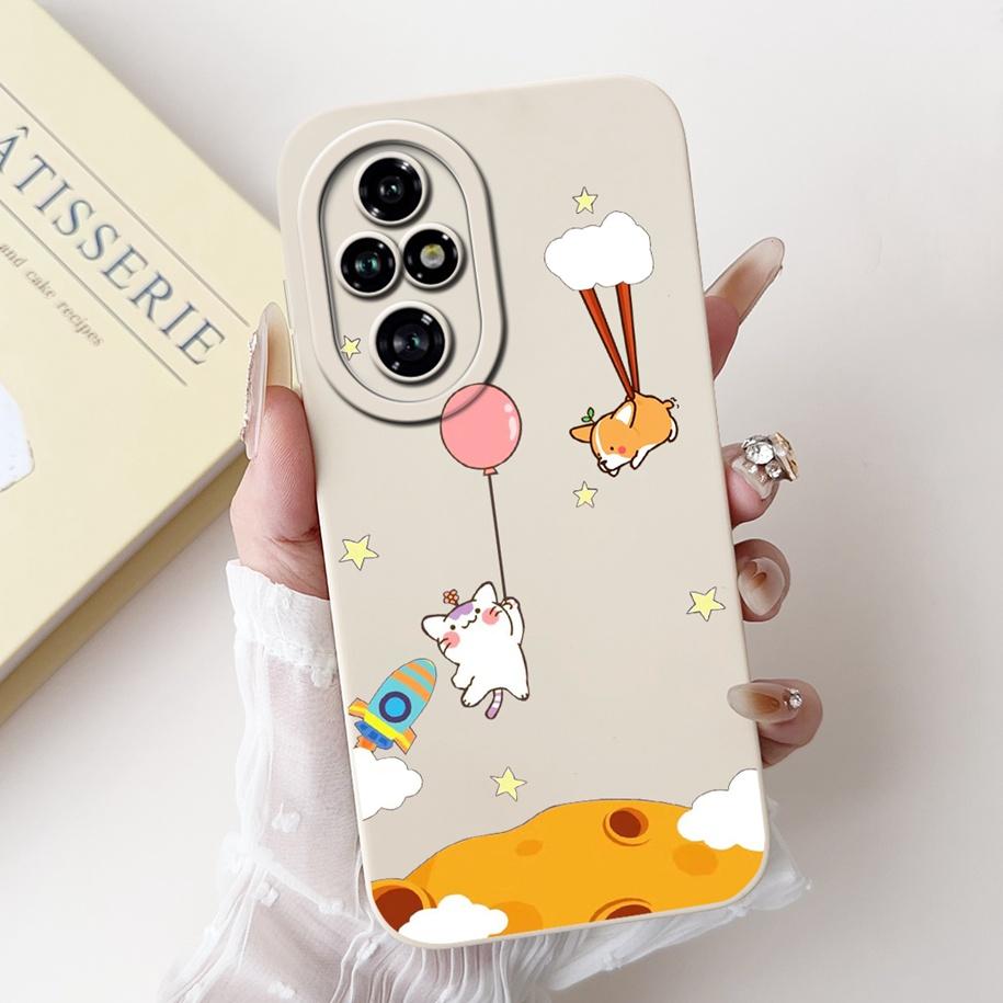 For Honor 200 Pro Case ELP-AN00 Phone Cover Popular Flower Avocado Soft Silicone Matte Fundas For Honor 200Pro Protective Bumper