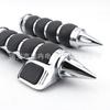 Vintage Harley Style Handlebar Grips Zinc Alloy Tip Caps 25mm 22mm Universal Motorcycle Accessories