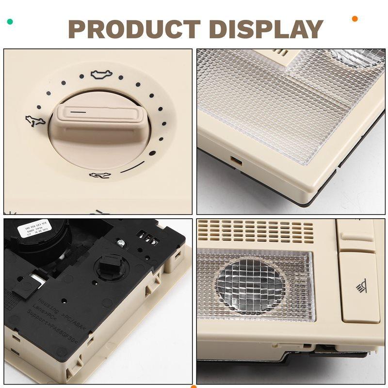 Ceiling Lamp Dome Light Car Front Console Roof Reading Light 6Q0947613A For VW Polo 9N Touran 2002-2010 Seat Leon Altea