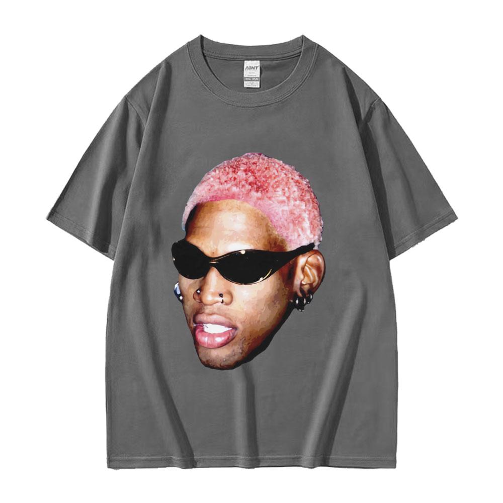 Hot Sale The Worm Dennis RodUnisex Graphic T Shirt Unisex Women Boys Basketball Short Sleeve T Shirts Male Cotton Oversized Streetwear