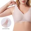 Smooth French Small Wave Deep V Seamless Jelly Strip Underwear European and American Comfortable Bra