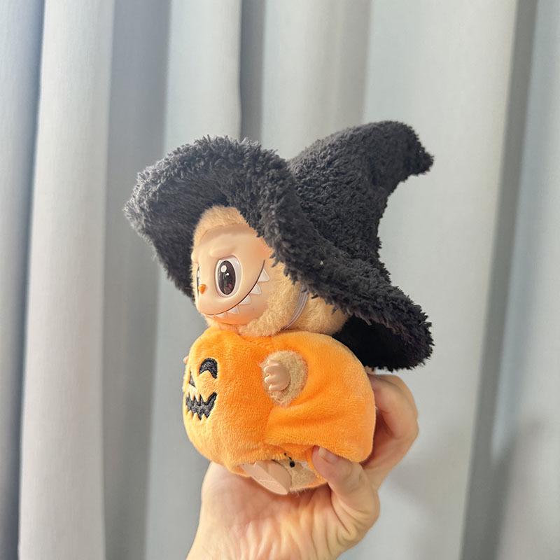 [Only Clothes] Labubu Halloween Bat & Pumpkin Keychain Set