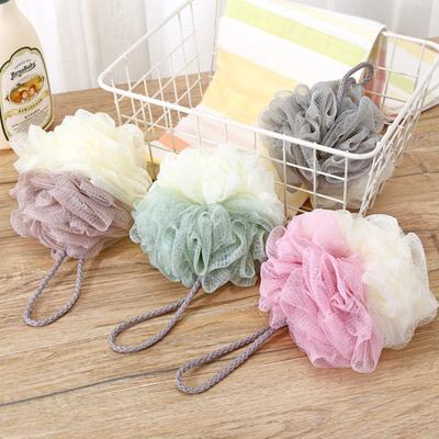 Popular Skin Care Bath Shower Sponge Loofahs Shower Sponge Bath Ball Mesh Pouf Shower Ball Soft .women Girls Exfoliating Back Brush Skin Cleaner