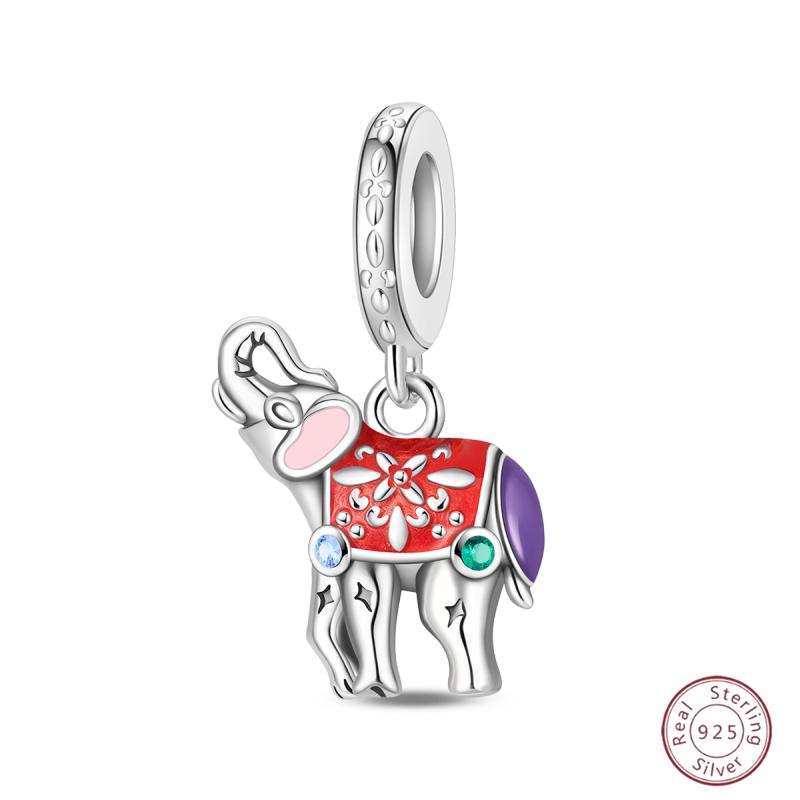 Copper Firefly Cute Cats And Dogs Beaded Pendant Suitable For Original Charms Bracelet Diy Exquisite Women Jewelry