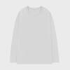 New 2023 Autumn/Winter European & American Women's Solid Color Round Neck Long Sleeve T-shirt