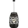 Lampa Wisząca Arona 1 E14 Czarny Milagro Ml0355