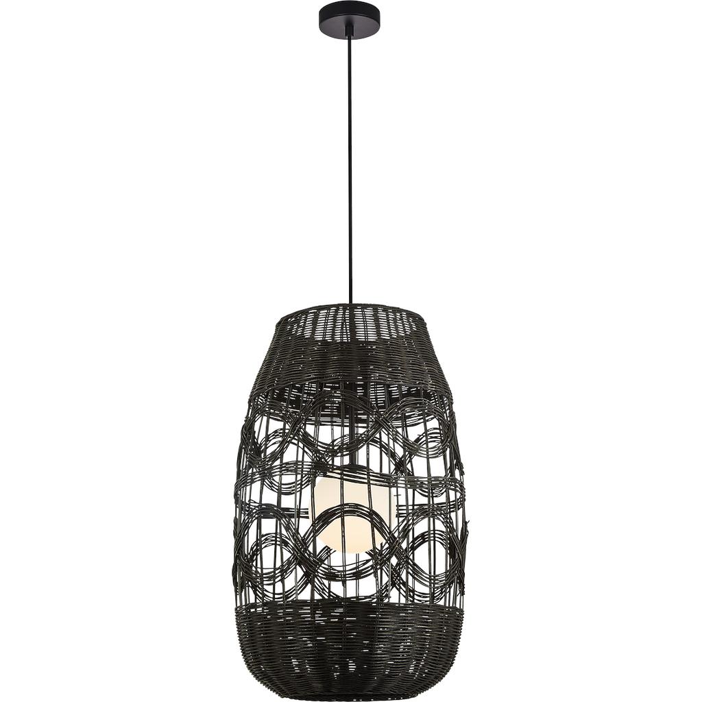 Lampa Wisząca Arona 1 E14 Czarny Milagro Ml0355