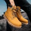 Fashion Men Genuine Leather Winter Ankle Women Tactical Trekking Snow Yellow Designer Tactical Boots Outdoor for Men Work Shoes Sneakers