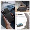 For Samsung Galaxy S25+ Case Card Slot Kickstand Leather+TPU Reinforced Corner Phone Cover