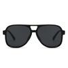 1/4pcs Double Bridge Vintage Square Sunglasses Retro Classic UV Protection Big Shades Women Eyewear Driving Fashion