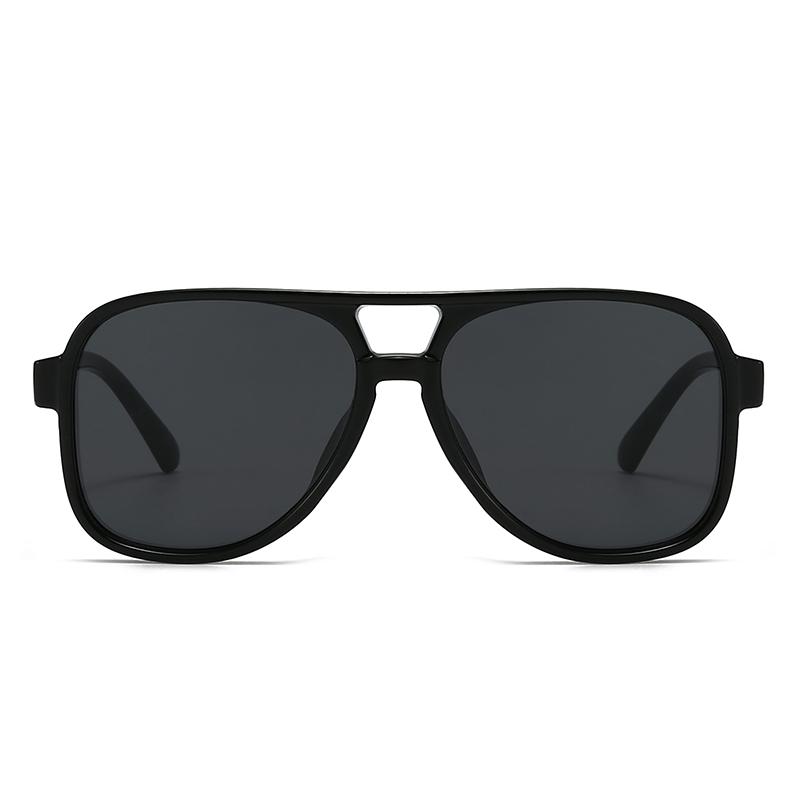 1/4pcs Double Bridge Vintage Square Sunglasses Retro Classic UV Protection Big Shades Women Eyewear Driving Fashion