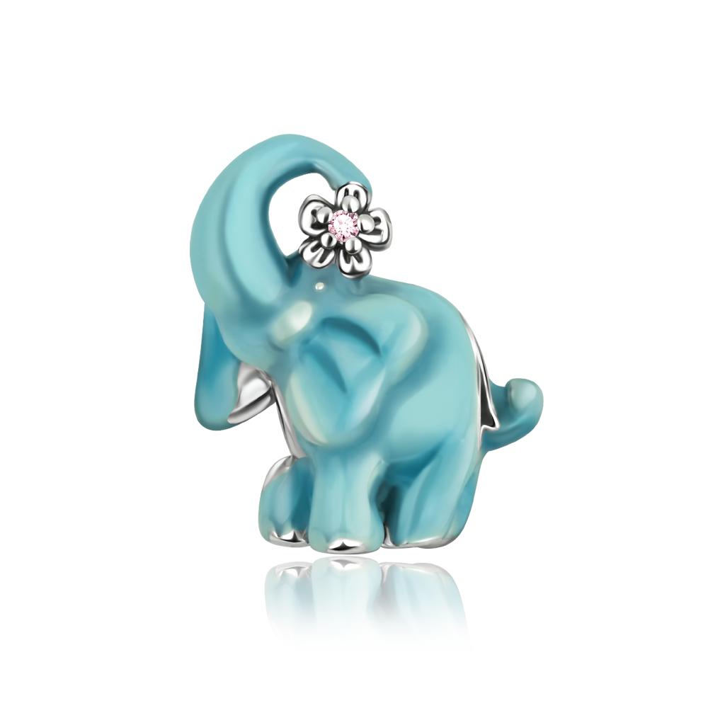 

copper Animal Collection Charm Bead Charms Elephant Bead Cats Dogs Paw Print Pendant Compatible With Authentic Bracelets Necklaces Jewellery Gift