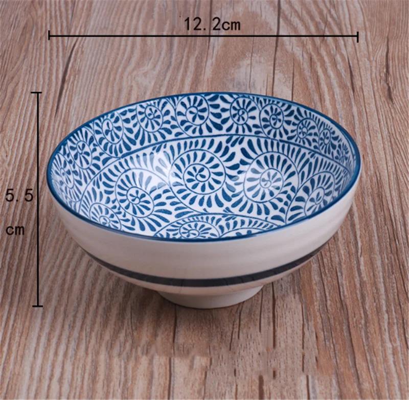 Japońska domowa ceramiczna miska na ryż miska na zupę z makaronem miska na deser Koreańska miska na lody kreatywna retro zastawa stołowa miski w kształcie kapelusza zero waste