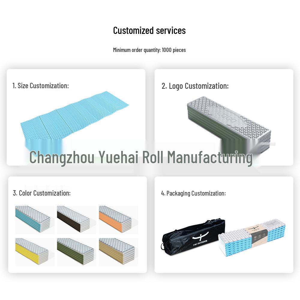 Outdoor Camping Honeycomb Moisture-Proof Sleeping Pad - Single Person Egg Nest Design with Aluminum Film