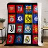 Football Club Logos Collection Print Blanket Soft and Cozy Perfect for the Living Room Bed Sofa or a Nap,gift