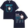 Venta Caliente Niall Horan Fiesta de Cena en Vivo en Gira 2026 Camiseta con Estampado Gráfico Retro Harajuku Hip Hop Hombres Mujeres Camiseta Y2K Algodón Gótico Camiseta Redonda
