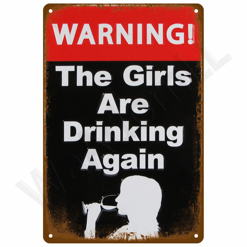 Retro Metal Sign Wall Art Mural Aesthetic Room Home Decor Items Poster Vintage Metal Plate Garage Decoration Tin Sign Plates Bar