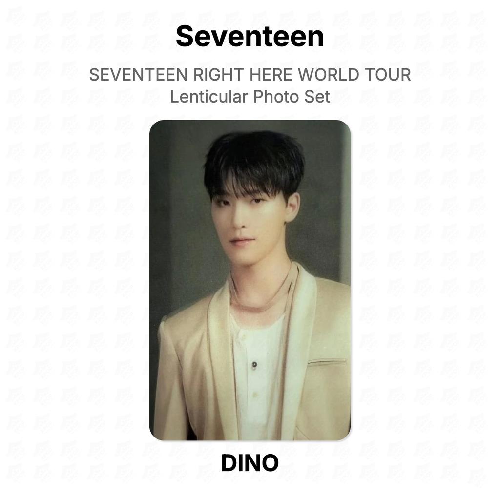 Seventeen RIGHT HERE WORLD TOUR Lenticular Photo Set Official Photocard