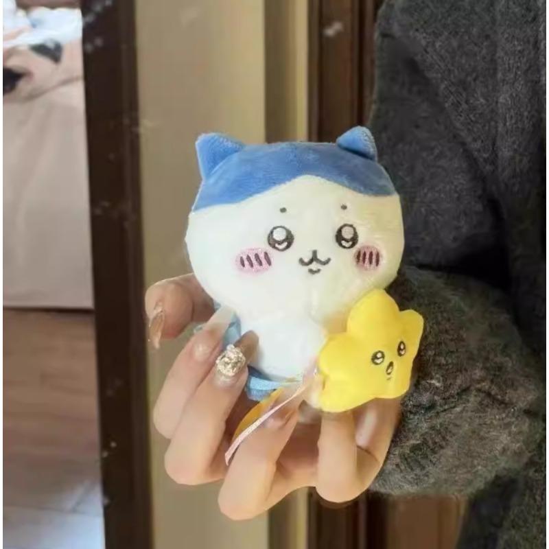 Chikawas Plush Doll Pendant Star Hugging Series Hanging Keychain Hachiware USAGI Cute Cartoon Plush Doll Accessories Ornaments