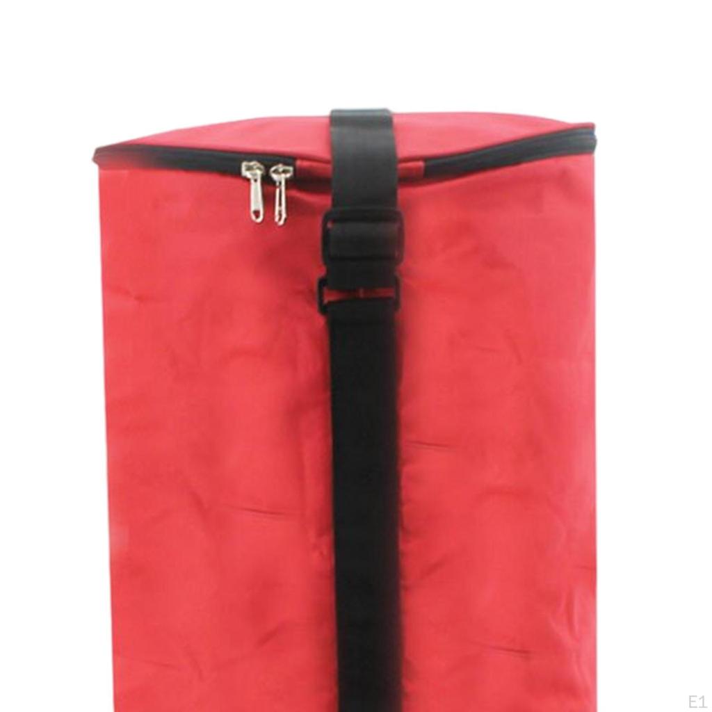 Zylindrische Tennisballtasche mit Reißverschluss, tragbarer Korb zur Aufbewahrung