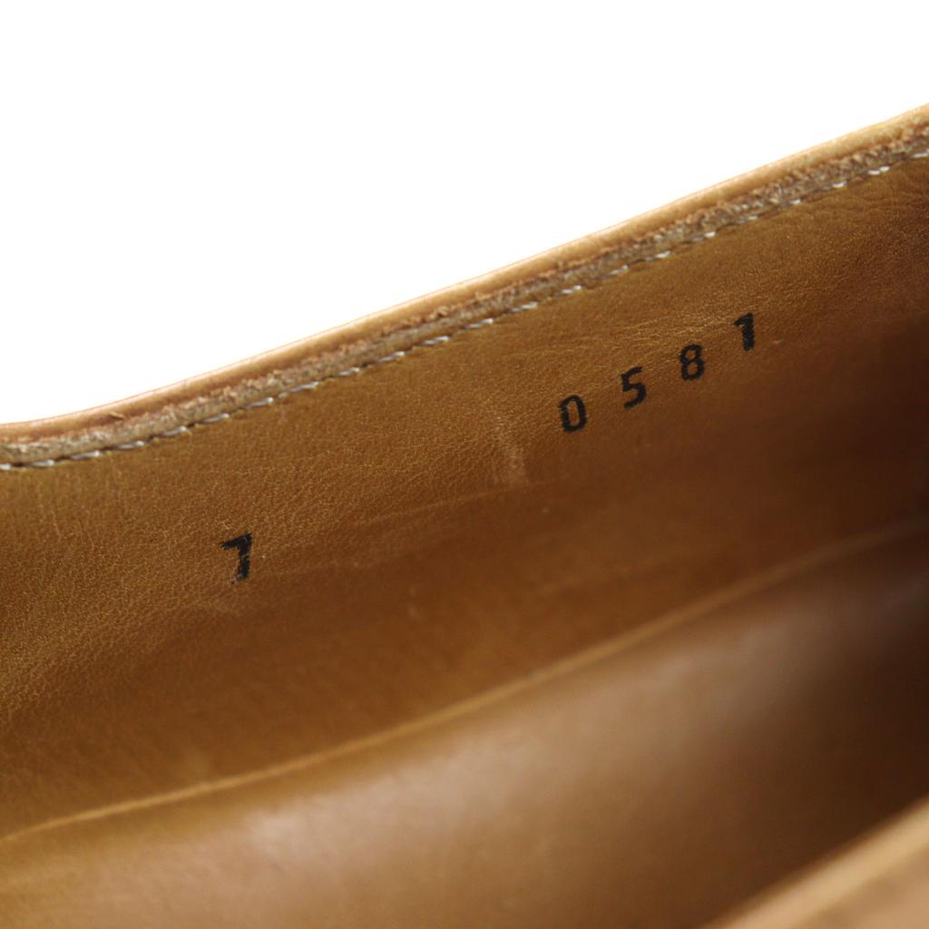 Tolle Berluti Lederschuhe Olga Periode Patina eckige Zehe Schnürschuhe Kamelleder Herren 7 Gebraucht