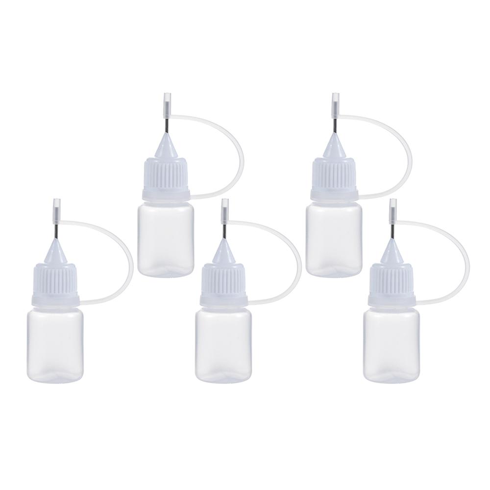 

5pcs 5/10/20/30/50/100ML DIY Scrapbooking Paper Craft Tool Glue Applicator Needle Squeeze Bottle for Paper Quilling DIY Tool