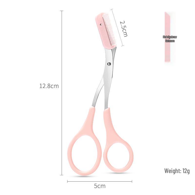 Eyebrow Shaping Kit: Beginner Scissors, Razor, and Comb Tools