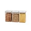 Creative Press Type Sealed Jar Kitchen Cereal Nut Storage Box Transparent Spice Spice Food Storage Jar Sealed Container Decor