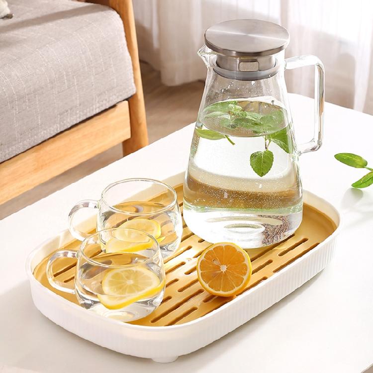 Dish Drying Rack Drain Tray Cutlery Organization Kitchen Home Accessories